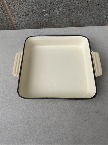 Enameled cast iron - enameled, square