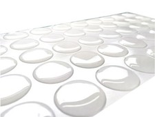 100x Clear Epoxy Resin Dome Stickers 25mm 1 Inch Self Adhesive Bottle Caps