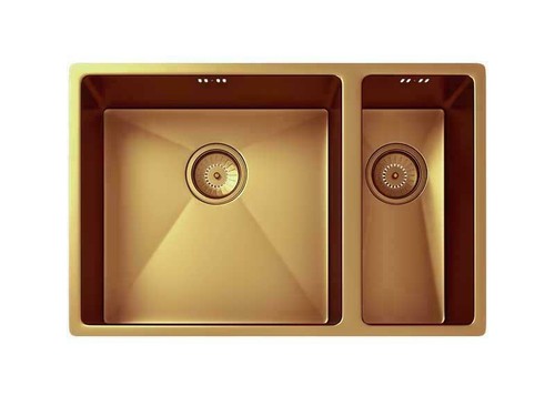 Copper sink bowl inset - sink,