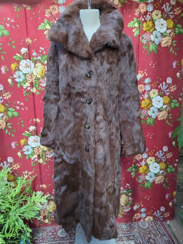 Chocolate brown rabbit fur - chocolate,