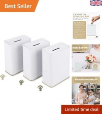Blank white tin donation - white,
