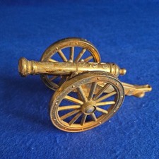 Brass Effect Metal Cannon 17.5cm Artillery Field Gun Cannon.