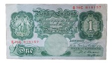 Bank Of England One Pound £1