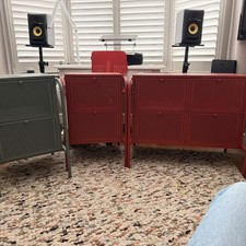 Nikkeby Ikea Red Metal Chest