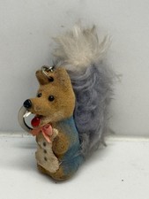 1970s Basil Brush Flocked Keyring keychain HCF Vintage retro rare collectable