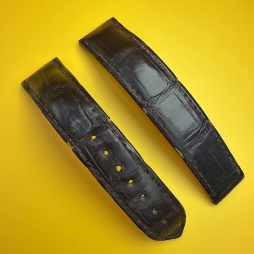 Genuine omega alligator brown - alligator,