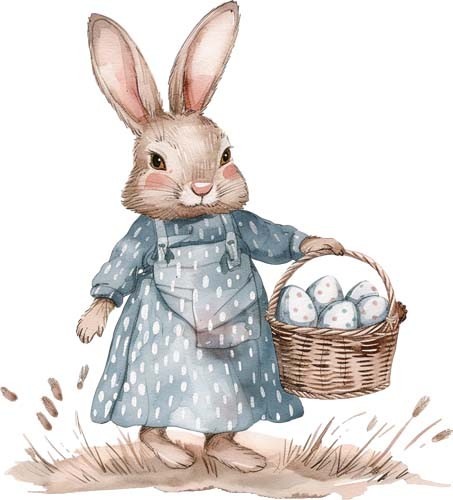 Colourful peter rabbit eggs - peter,