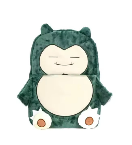 Snorlax plush backpack school - snorlax,