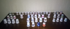 48 Thimble Collection ~ (Doulton~Royal Albert~Spode~Aynsley~Caverswall etc)