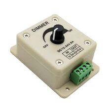 12-24V 8A Adjustable Brightness Single Color Controller LED Dimmer Switch