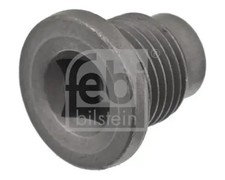 Oil pan drain plug Inner rectangle Steel 48880 FEBI BILSTEIN for RENAULT NISSAN
