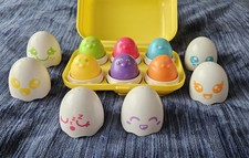 TOMY Toomies Hide & Squeak Eggs Toddler Toys  2023