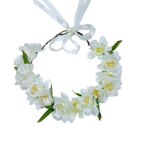 Artificial floral headdress - floral,
