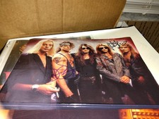 Warrant Band Signed Pinup Jani Lane Erik Turner Rick Steier Poison Quiet Riot...