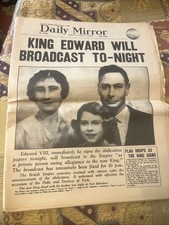 1936 Daily Mirror Newspaper