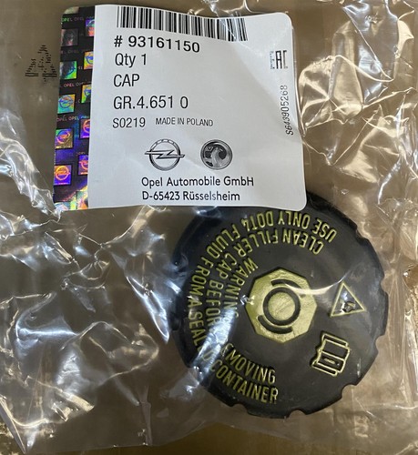 Genuine vauxhall brake fluid - brake,