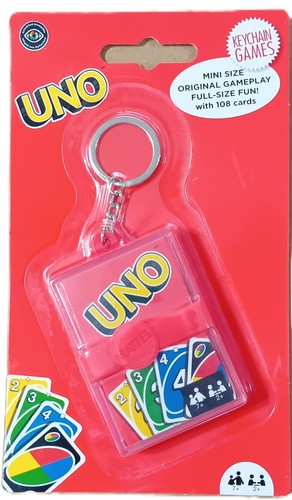 Uno mini card game - game, keychain