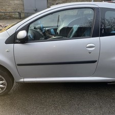 Peugeot 107 door in silver passenger side 3 door