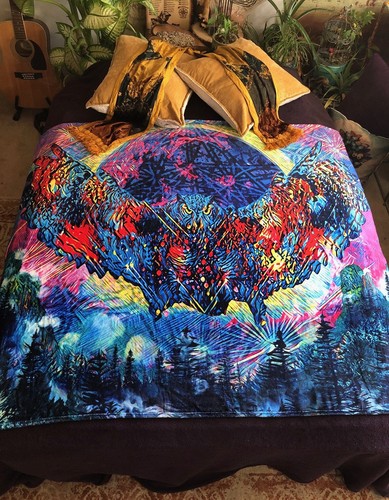 Electric owl sacred geometry - sacred,