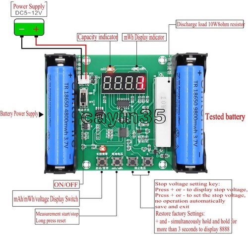 Lithium battery capacity - battery,