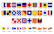 Signal Flags Pennants Maritime Nautical Navy Naval Letters & Numbers Large Sizes