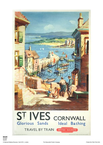 Cornwall ives holiday - holiday, retro