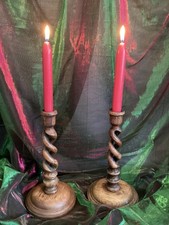 HAUNTED NOT DOLL Wooden Candle