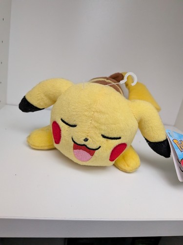 Pokemon sleeping pikachu plush - pikachu,