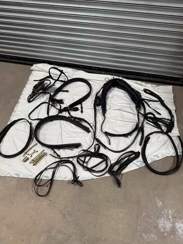 Vintage horse driving bridle - vintage,