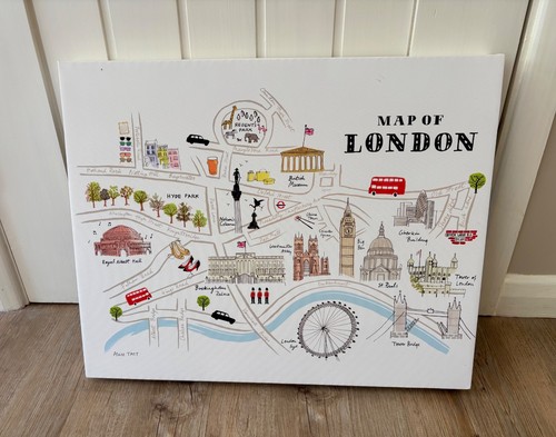 Large canvas print map of - print,