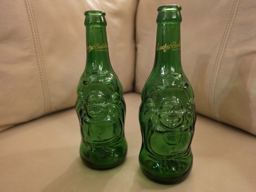 Lucky buddha green - lucky, glass