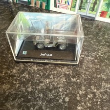Cararama Jeep CJ-2A   1:72 +Perspex  box