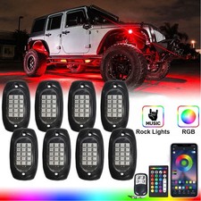 8x RGB Light Rock LED Kit FIT