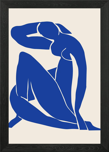 Blue nude matisse - matisse, framed