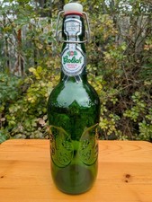 Grolsch Bottle 1.5l Vintage Green Glass Swing Top Lid Flip Top - 1 off large