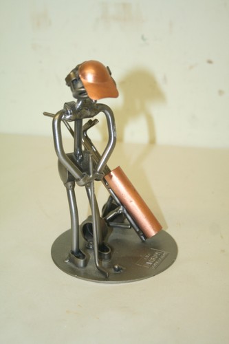 Metal welded golf - welded, figurine