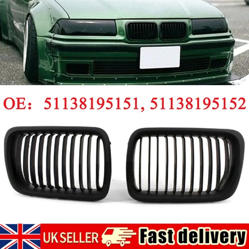 Matte black front kidney - kidney, grill
