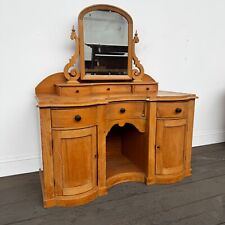 High Quality Rare Antique Victorian Pine Washstand with Mirror