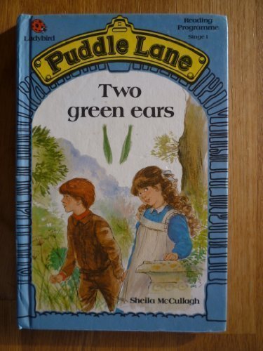 Two green ears - ears, (puddle