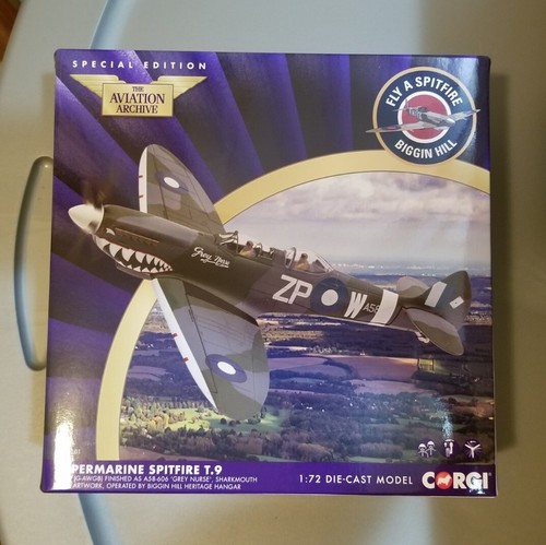Corgi spitfire 9 grey - spitfire,