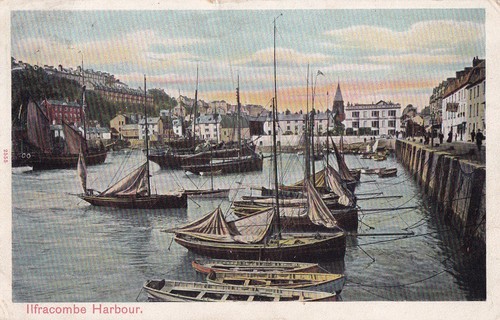Ilfracombe harbour c1906 - ,