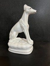 Ceramic Pottery Whippet Greyhound Figurine