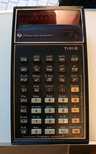 Texas instruments iii - texas, ti-51-iii