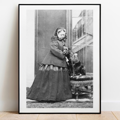 Art print queen victoria and - print,