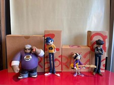 Gorillaz Red Edition Set Of 4 Kid Robot - With Box / Stickers Etc