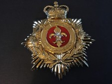 kings regiment bandsman Helmetplate