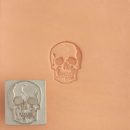 Craftool skull stamp tandy - skull,
