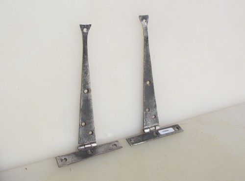 Vintage iron hinge straps - iron,