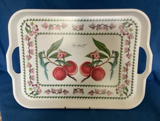 Rare Portmeirion 'POMONA' Large Handled Melamine Tray ~ 17" x 13".