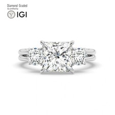 Princess Diamond Trilogy Ring
